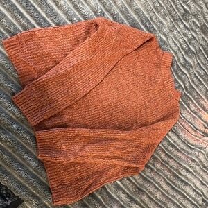Rust Orange Knit Sweater
